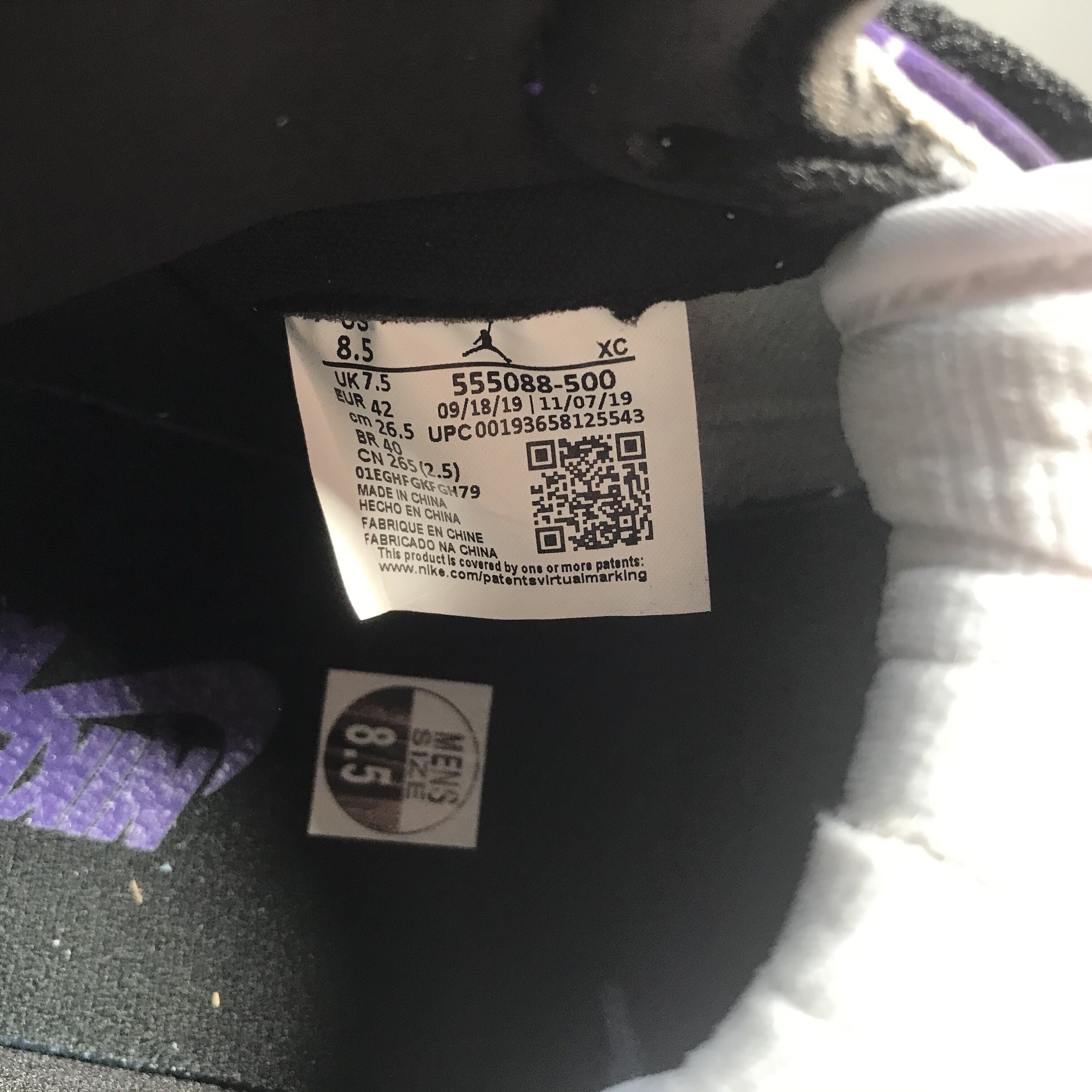 Nike Air Jordan 1 High OG“ Court Purple”