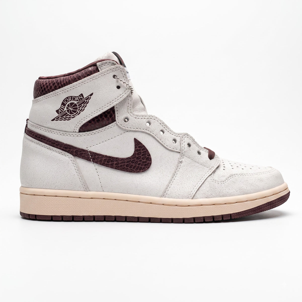 Nike Air Jordan 1 Retro High OG -White Sail-Maroon-