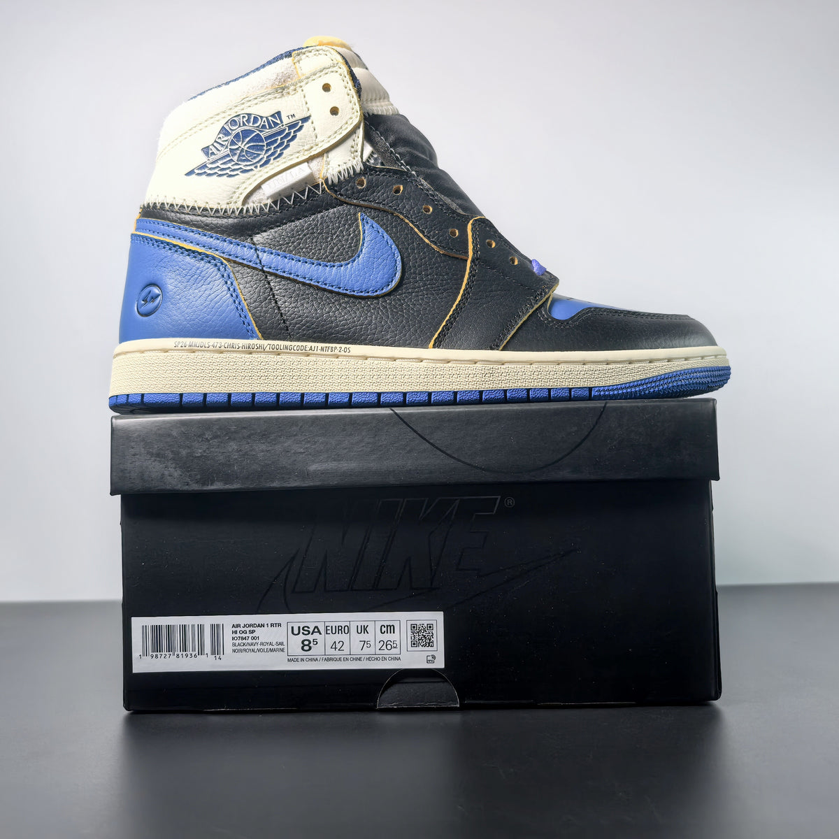 Fragment x Union x Air Jordan 1 Retro