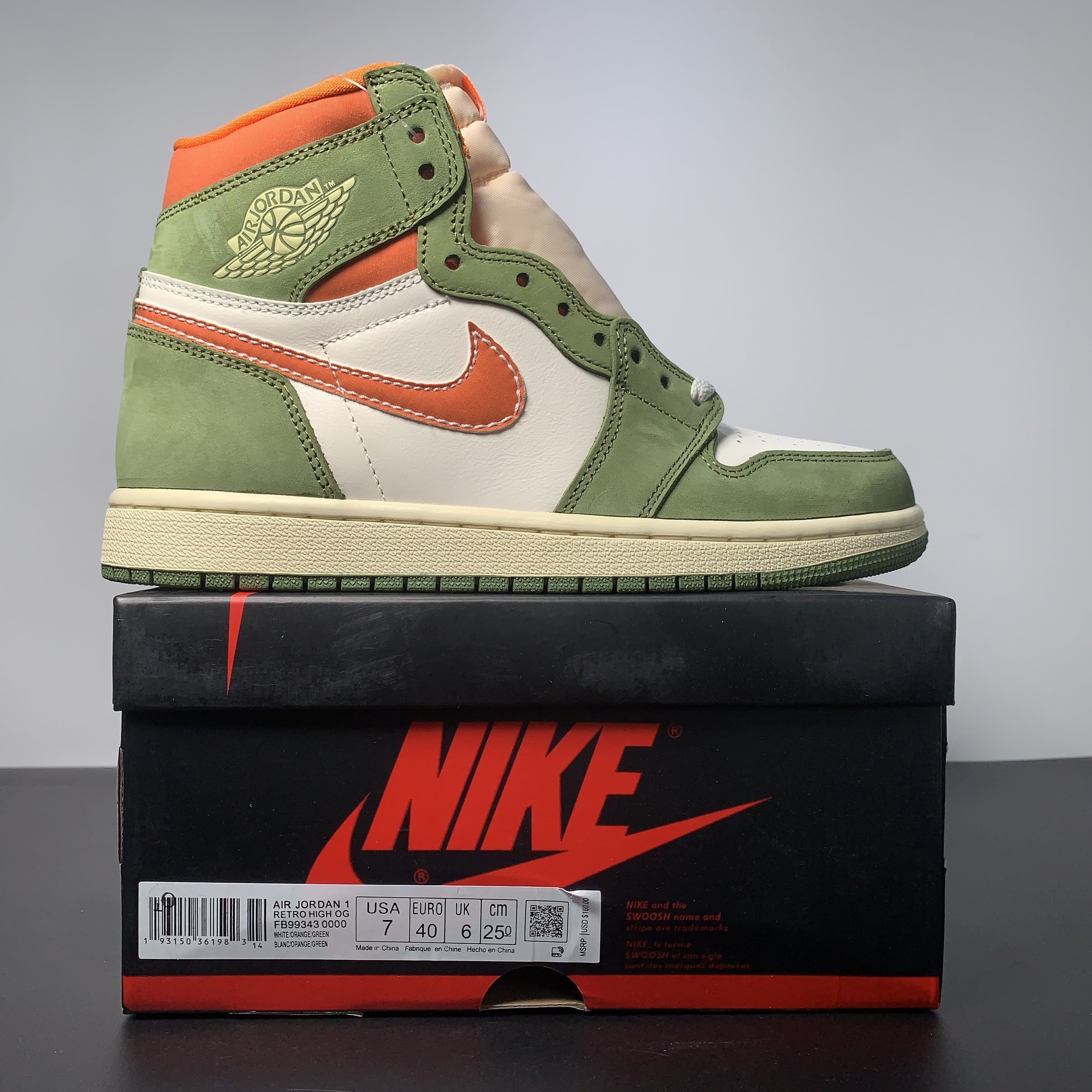 Nike Air Jordan 1 High OG Craft Celadon